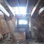 West Barn Interior at Demolition