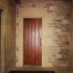 9. New Oak Door and Stone Surround