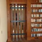 New oak door to tower